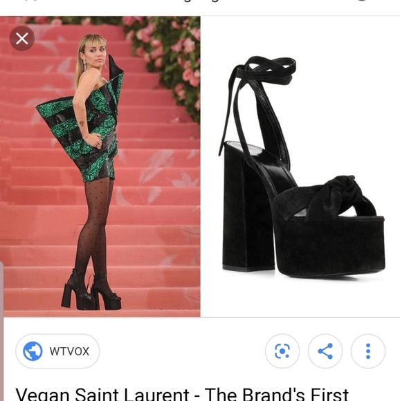 ysl paige platform